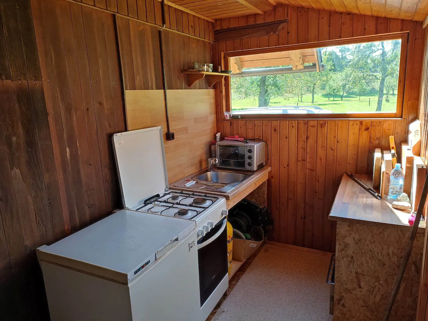 Apartmaji Radovljica beehive cabin on a farm